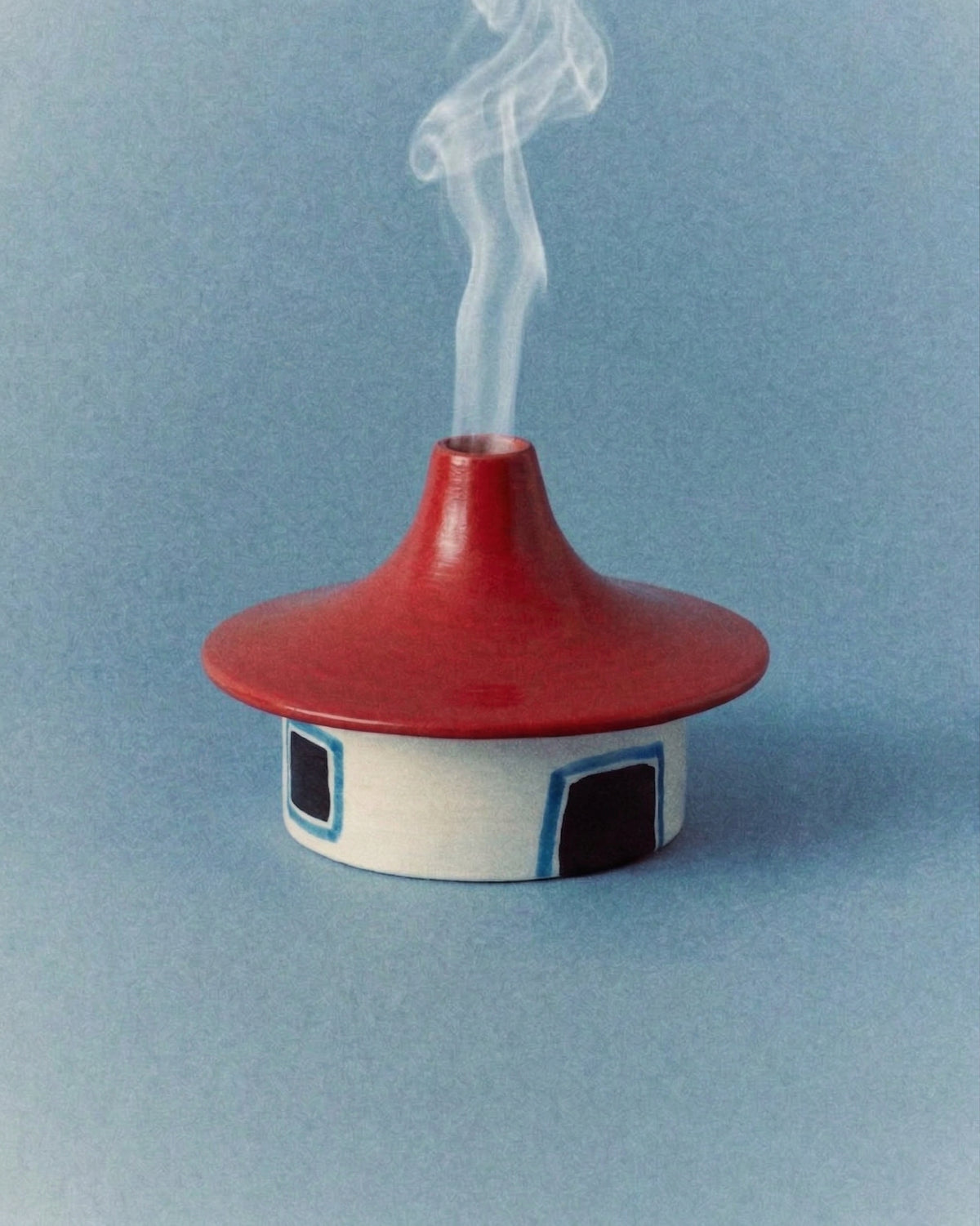 Red Roof Cottage · Ceramic incense holder
