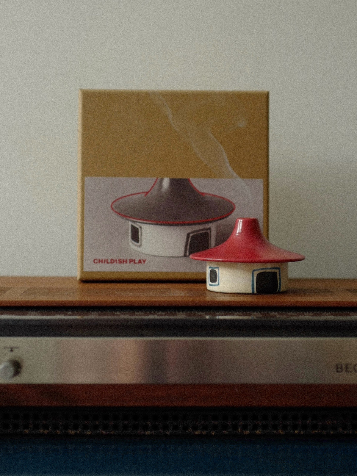 Red Roof Cottage · Ceramic incense holder