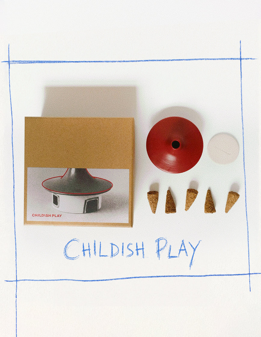 Red Roof Cottage · Ceramic incense holder
