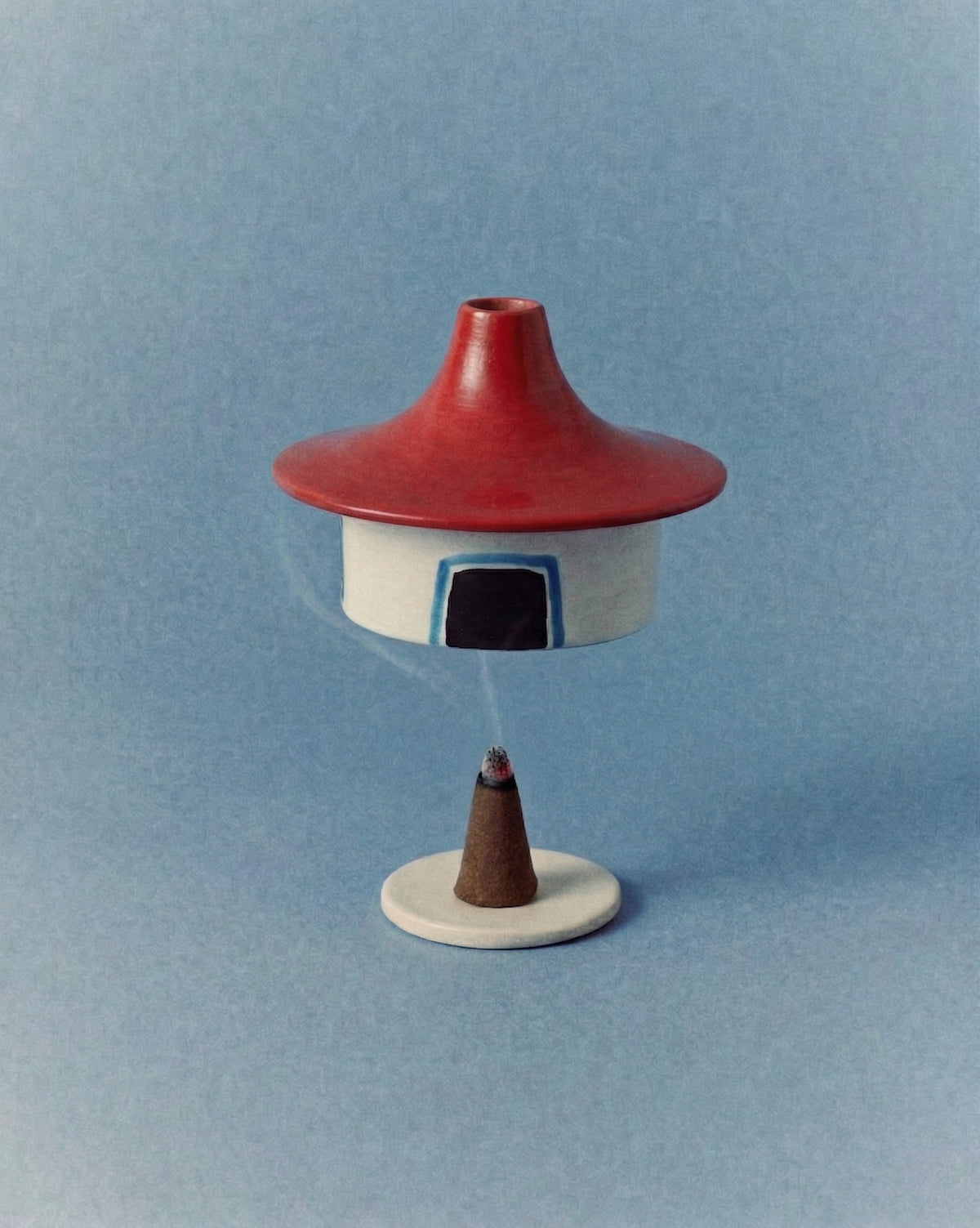 Red Roof Cottage · Ceramic incense holder